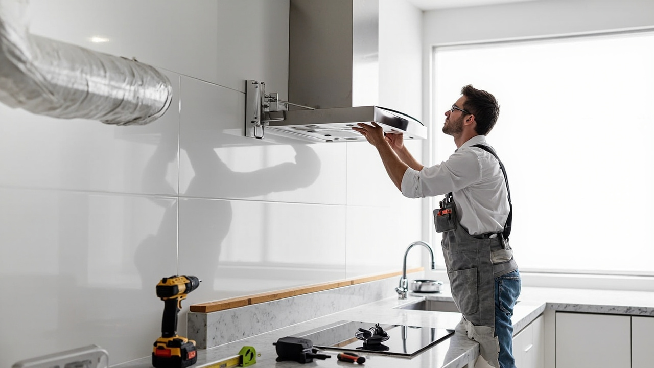 Copertina: Costi installazione cappa cucina 2026: prezzi reali, cosa influenza il prezzo e come risparmiare